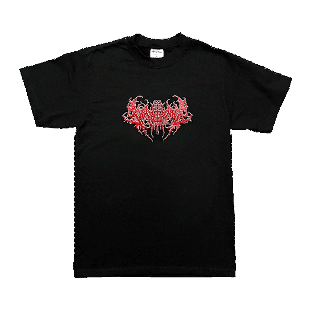 death gear death metal red heavyweight tee – gx gear